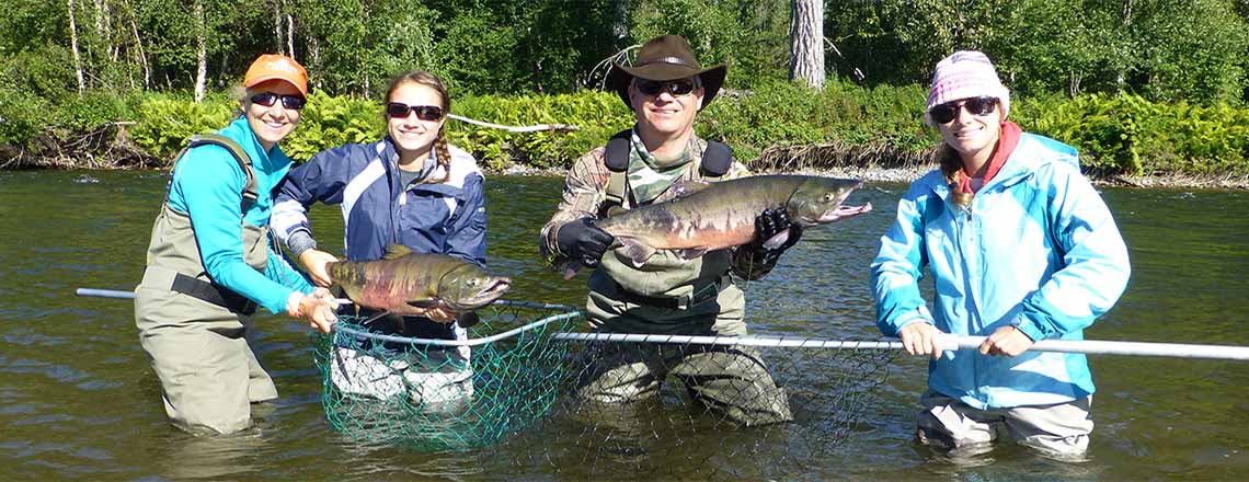 Alaska chum salmon river fishing trips