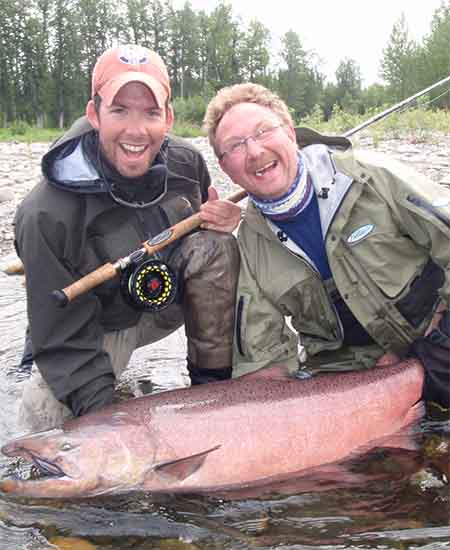 Best fly fishing for Alaska king salmon