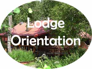 Alaska lodge guest orientation document from Wilderness Place Lodge