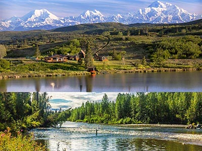 Alaska Alpine Hiking and Fishing Lodge bundled adventure