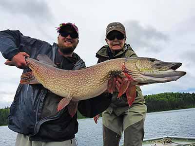 Spin fishing tactics for alaska northern pike.