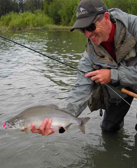 Best fly fishing for Alaska pink salmon