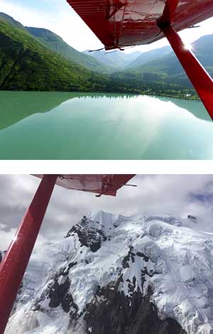 Flight-seeing tours in Alaska