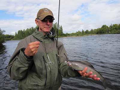Peak Alaska grayling fishing periods