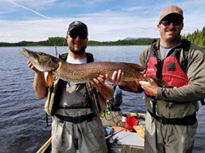 Best fly-in fishing for Alaska pike