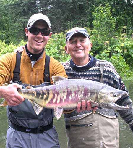 Peak Alaska chum salmon fishing periods