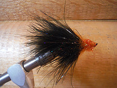 Marabou Leech fly for Alaska salmon fishing