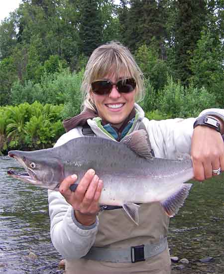 Peak Alaska pink salmon fishing periods