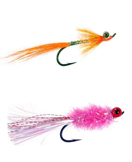 Fly patterns for Alaska pink salmon