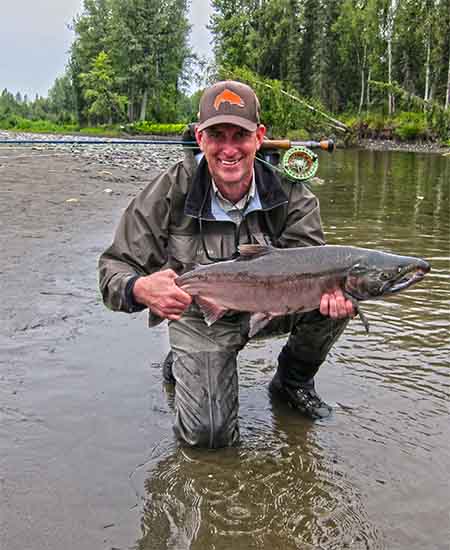 Peak Alaska silver salmon fishing periods
