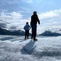 Alaska glacier hiking adventure package, fly-out from Anchorage.