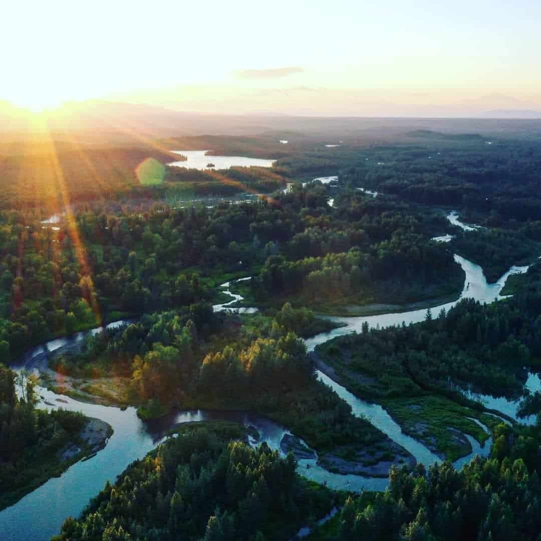 Alaska remote river fishing and adventures at Wilderness Place Lodge, Lake Creek.