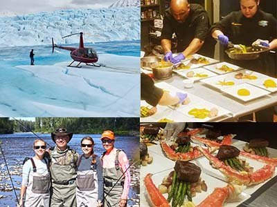 Alaska adventure packages with remote wilderness activities outside Anchorage.
