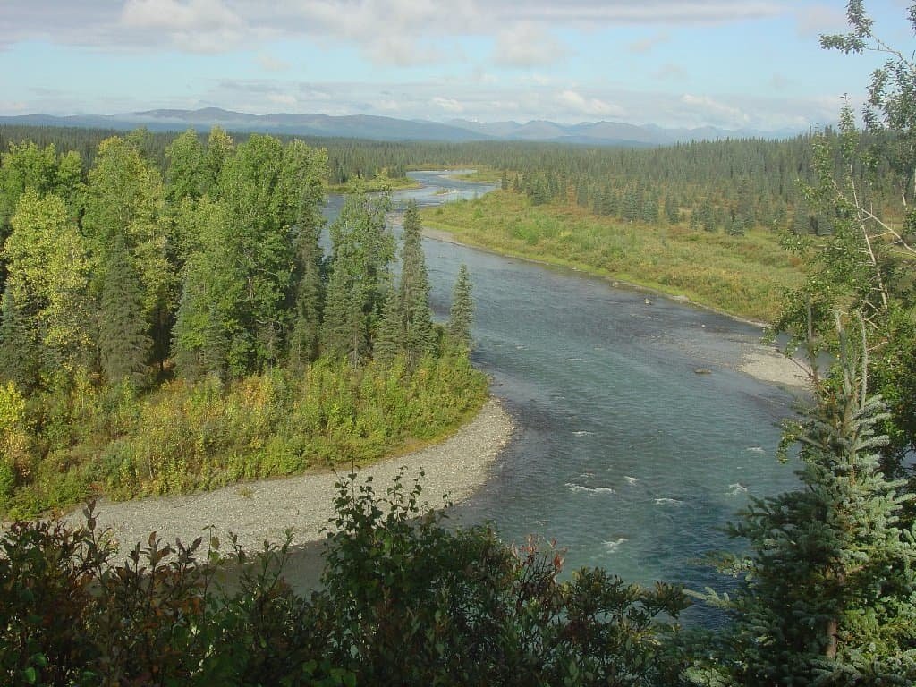 Lake Creek Alaska remote fishery at Wilderness Place Lodge.