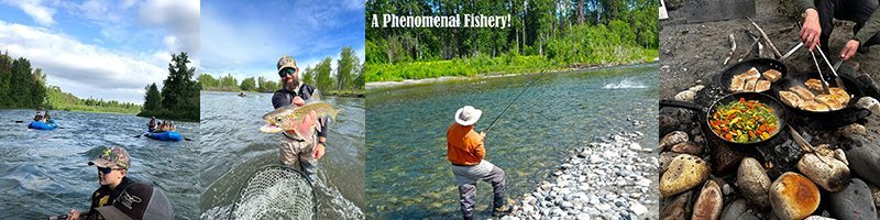 Alaska remote river and guided fishing experiences on Lake Creek with Wilderness Place Lodge offering the finest fishing in Southcentral Alaska.