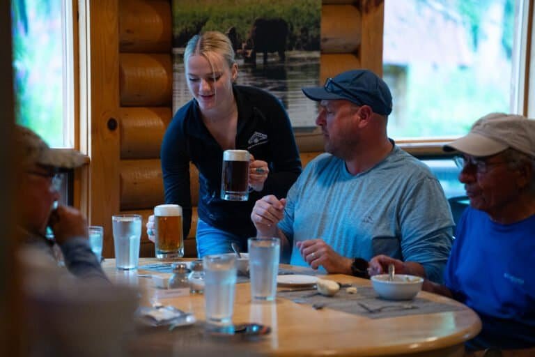 Alaska microbrew beers are included as part of our lodging and dining experience at Wilderness Place Lodge, Alaska.