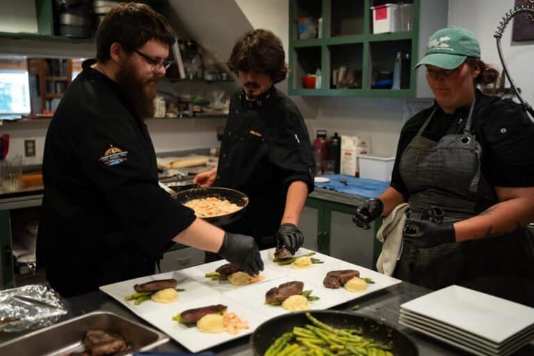 Elevate your Alaska fishing lodge experience with some of the finest dining experiences at our wilderness lodge.
