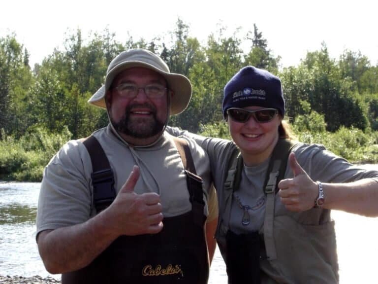 guest-review-wilderness-place-lodge - Wilderness Place Lodge Alaska - Wilderness Place Lodge Alaska Alaska fishing guests give the thumbs up in review of Wilderness Place Lodge.