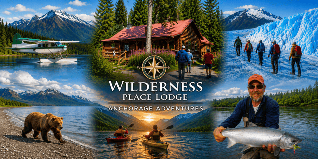anchorage-alaska-adventure-packages - Wilderness Place Lodge Alaska - Wilderness Place Lodge Alaska Anchorage adventure trip packages for one or more nights with a multiple activities and lodging.
