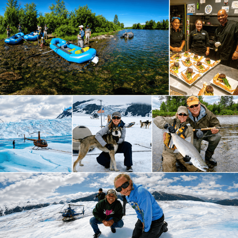 alaska-off-grid-adventure-package - Wilderness Place Lodge Alaska - Wilderness Place Lodge Alaska The Ultimate Alaska Off-Grid adventure blends the best of remote Alaska with fishing, heli glacier tours, float trips and dog-sledding, round trip from Anchorage, Alaska.
